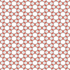 Seamless abstract red and chrome metallic geometric texture or background