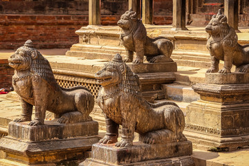 Lions at temple