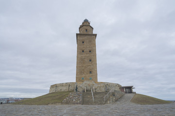 Torre de Hercules (La Coruña, España).