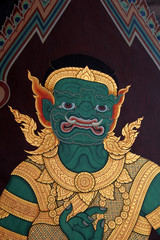 Detail from the Thai temple