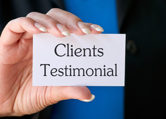 Clients Testimonial