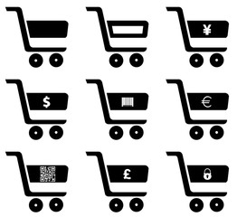 Achats en 9 illustrations