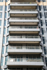 Modern apartment building