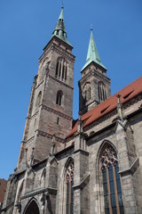 Fototapeta na wymiar Sankt Sebald kirche