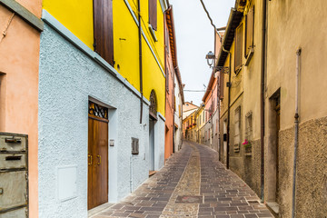 alleys of the medieval village