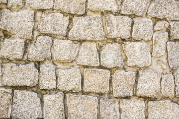 Gray block footpath background.