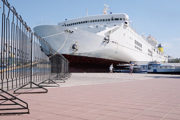 The image of a passenger ship