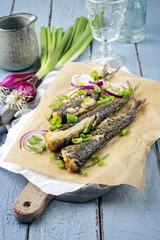 Gegrillte Sardinen