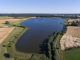 Aerial view of Solbjerg engsoe, Denmark