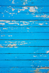 Obraz premium Texture of Wood blue panel for background