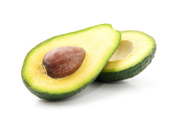 Avocado isolated on white