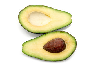 Avocado isolated on white