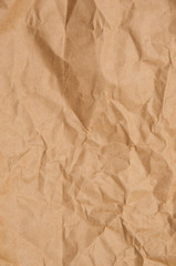 Crumpled paper for background usage