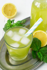basil lemonade - a refreshing summer drink