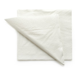 white paper napkins