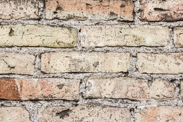 Grunge brick wall texture.