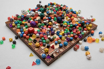 Chaos and strategy, dice and chess