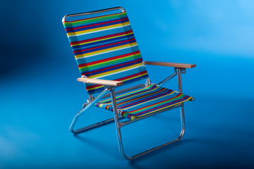 Beach chair in blue II