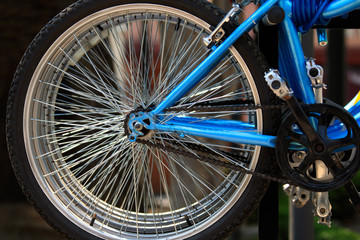 Bikes detail close-up