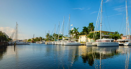 Fototapeta na wymiar Fort Lauderdale Waterway