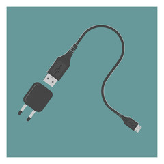 USB Cable and Power Adapter