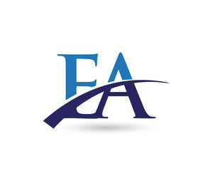 EA Logo Letter Swoosh