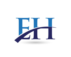 EH Logo Letter Swoosh