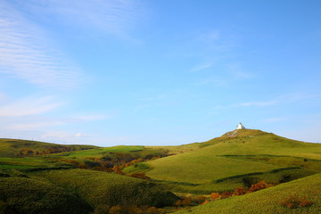 北海道　秋の宗谷丘陵