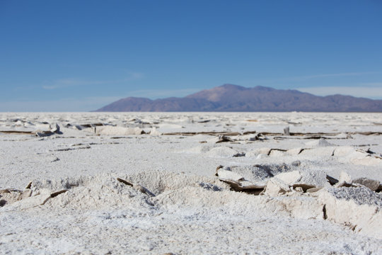 Salt desert in the Jujuy Province, Argentina