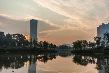 Obraz premium Morgens in Jiangyin
