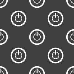 seamless pattern with power button