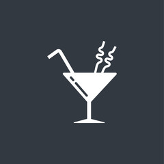 cocktail in martini glass