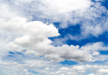 Naklejka na ściany i meble beautiful cloud and sky abstract background