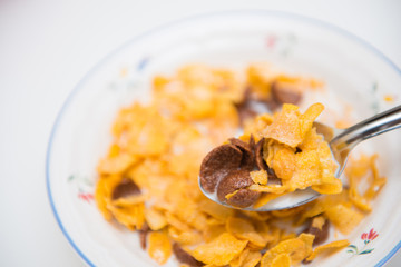cereal in milk breakfast for health