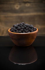 Fresh blackberries