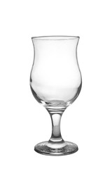 Water glass isolated on white background