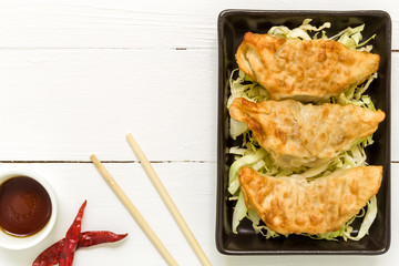 Chinese Food Background / Chinese Food / Chinese Food on Wooden Background