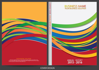 Annual report cover design