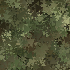 Abstract Vector Military Camouflage Background