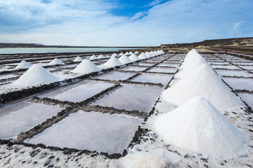 Salt works of Janubio, Lanzarote, Canary Islands