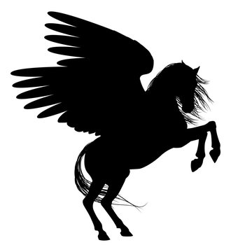 Pegasus in Silhouette