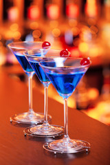 Cocktails Collection - Blue Martini
