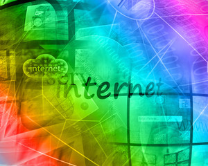 Obraz premium computer abstraction