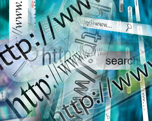 Naklejka premium search