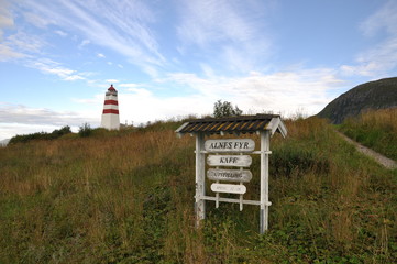 Alnes Fyr Leuchtturm Alesund Norwegen