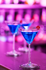 Cocktails Collection - Blue Martini