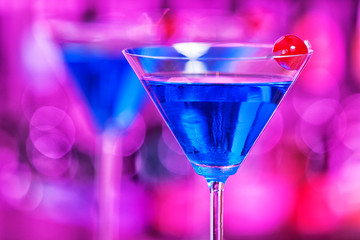 Cocktails Collection - Blue Martini