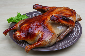 Roasted duck