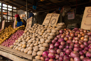 Gemüsemarkt von Colombo, Sri Lanka