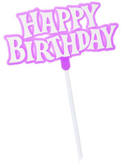 Happy Birthday Schild für Tortendeko